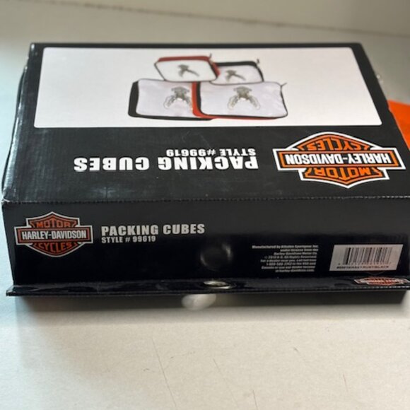 Harley-Davidson Logo 4 Pc Packing Cubes for Saddlebags or Luggage NWT Last One - Picture 13 of 13